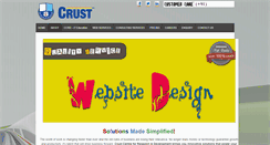 Desktop Screenshot of crust.co.in